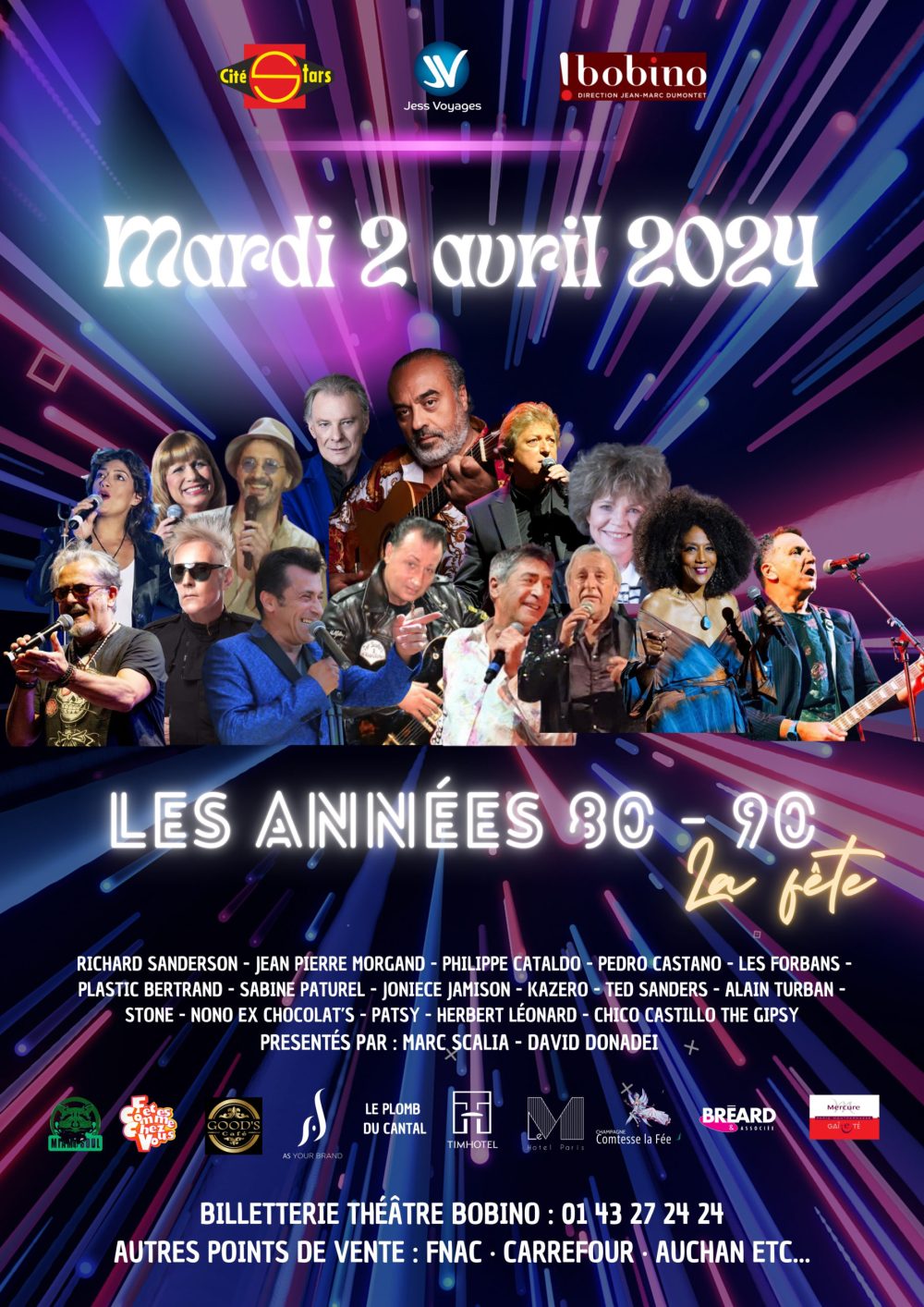 Les années 80-90 : la fête ! - Théâtre Bobino Paris